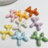 Wholesale Acrylic Balloon Dog Loose Beads DIY Keychain Charms for Necklace Backpack Pendant Fashion Jewelry Accessory