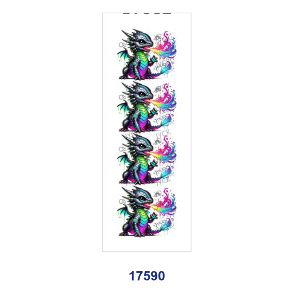 oly-fa9cc8e28e245e27afbde669bf52006f Wholesale 2/8/16pcs Neon Gra Gothic Cute Monster Animal Pen and Bookmark Stickers UV DTF Wraps