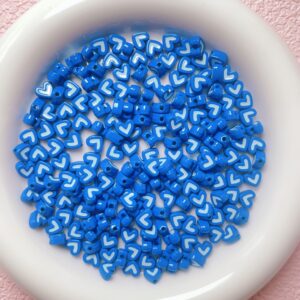 07-sapphire blue / Size is about 8mm, hole diameter is about 1.8mm