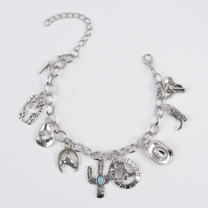 Western cowboy theme bracelet