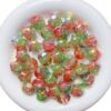 oly-fb0b282c782574a7cf92bfcbadfd6319 Wholesale Acrylic Star Loose Beads Electroplated Two-Tone Burst Floral Pattern for DIY Jewelry Making and Phone Charms
