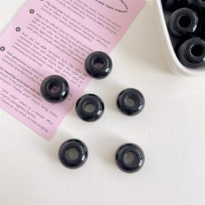 05-black / The size is about 16mm, the hole diameter is about 6mm (sold by piece)