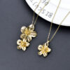 oly-fb1c727266c01f9aad6ddcaf41943f4c Wholesale Trendy Simple Flower Pendant Necklace Zinc Alloy Collarbone Chain Fashion Accessory Boutique Resale Gift