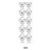 Wholesale 2/8/16pcs Glitter Butterfly Simple Cartoon Bear & Cute Doll Print Pen and Bookmark Stickers UV DTF Wraps OLY Exclusive
