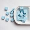 oly-fb48a084460a32a4bef8f49f407e6471 Wholesale Stylish Black Acrylic Square Beads Rubber Finish Large Hole for DIY Jewelry, Phone Charm, Bracelet, Necklace Making