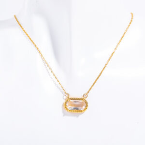White Transparent necklace