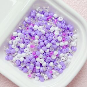 08-Purple / 4mm(15 g/bag)