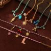 oly-fb6420385ce3e07b58da9fd876bb3353 Wholesale Woven Rope Charm Bracelet Titanium Steel With Sun Cherry Flower Fish Boot Pendants Fashion Accessory For Gift Or Boutique Resale