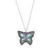 oly-fb70a1c5279c5746f5e089feaf6af3e7 Wholesale Vintage Bohemian Turquoise Butterfly Necklace Zinc Alloy Layering Jewelry Casual Sweater Chain For Everyday Wear