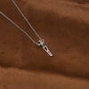 oly-fb8b1e4e18f784aef2bc154fde1b0c6f Wholesale Zinc Alloy Antique Silver Skeleton Pendant Necklace Halloween Gothic Fashion Accessory