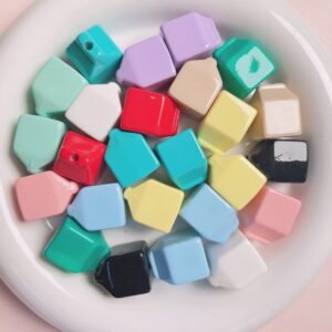 12-random color mixing / Size is about 20 * 15mm, aperture is about 2.8mm