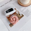 oly-fbb49f1d6a89eca1dd3861c2eaa314c1 Wholesale Leather Camellia Flower Keychain Cute Bag Charm Car Key Accessory Stylish Gift For Women