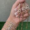 oly-fbb4f8a9218b8af719be11fb4a7fe1c0 Wholesale Electroplated Metal Vintage Virgin Mary Heart Prayer Bracelet For Gift Boutique Resale Jewelry Accessory