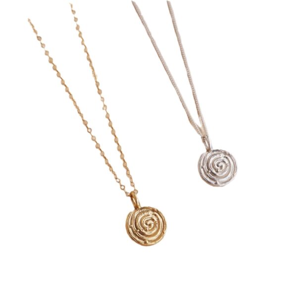 Wholesale Electroplating Copper Pastry Themed Necklace And Earrings Set Croissant Pendant Cinnamon Roll Earrings Stylish Fashion Accessory For Boutique Resale