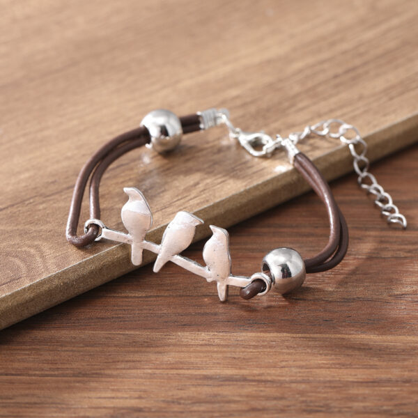 Wholesale Vintage Bohemian Leather Cord Bracelet Unisex Electroplated Hand Jewelry Everyday Wear Fashion Accessory