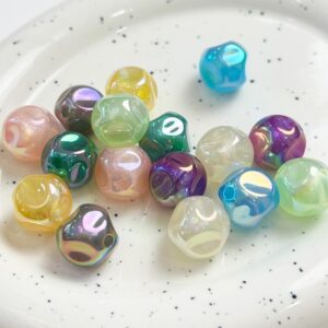 09-random color mixing / The size is about 16mm, and the aperture is about 2.5mm