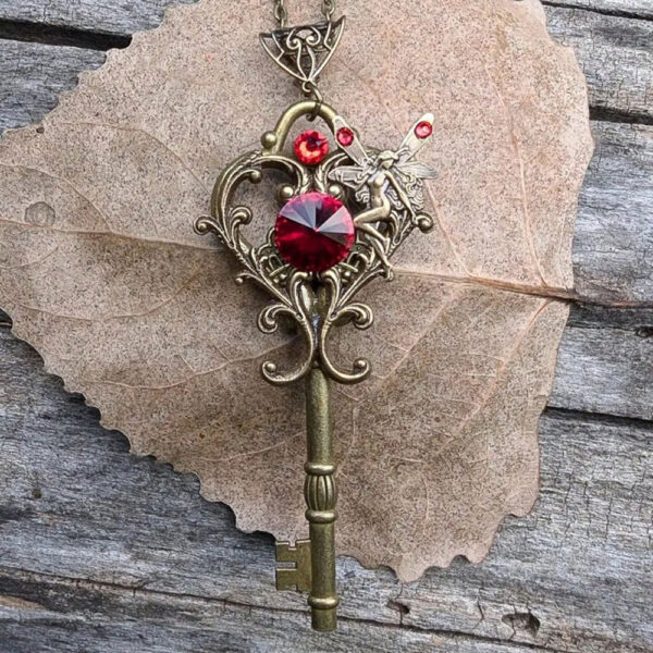 Wholesale Fashion Key Shaped Pendant Necklace Alloy Multi Layer Chain Trendy Layering Jewelry Boutique Resale Gift
