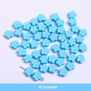 03-lake blue / Size is about 9mm (sold by the piece)