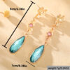 oly-fc5210e060875aa47da86980b5f8a588 Wholesale French Vintage Emerald Green Crystal Drop Earrings For Women Fashion Jewelry Boutique Resale Gift