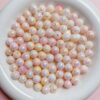 Wholesale Acrylic Gradient AB Two Color Imitation Pearl Loose Round Beads for DIY Phone Charm and Jewelry Making
