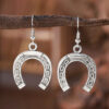 oly-fc743833fc992a9829336664fc2d6709 Wholesale Retro Horseshoe Earring And Necklace Set Zinc Alloy Electroplated Chic Boutique Jewelry Accessory