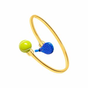 Tennis racket open bracelet