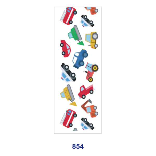 Wholesale 2/8/16pcs Cartoon Figure Vintage Car Toy Vehicle Plant & Heart Print Pen and Bookmark Stickers UV DTF Wraps OLY Exclusive