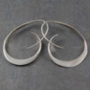 Wholesale Electroplated Alloy Spiral Exaggerated Large Circle Earrings Stylish Party Everyday Jewelry Gift