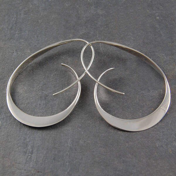 Wholesale Electroplated Alloy Spiral Exaggerated Large Circle Earrings Stylish Party Everyday Jewelry Gift