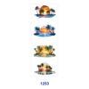 oly-fd47db98e841d0e779a4a48df6d45196 Wholesale 2/8/16pcs Ghost Apple Sunset Beach Sun Flower Cake Dessert Print Pen and Bookmark Stickers UV DTF Wraps