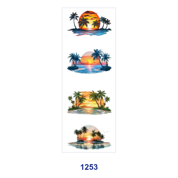 oly-fd47db98e841d0e779a4a48df6d45196 Wholesale 2/8/16pcs Ghost Apple Sunset Beach Sun Flower Cake Dessert Print Pen and Bookmark Stickers UV DTF Wraps