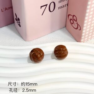 11-coffee color / See pictures for dimensions (sold by the piece)