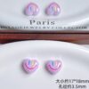 oly-fdcab68c1987fbf31b34839d5d62bb7d Wholesale Colorful Fun Acrylic Loose Beads Pink Love Face DIY Jewelry Making Accessory for Resale