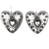 Wholesale Vintage Bohemian Heart Pendant Earrings For Women Silver Alloy Fashion Jewelry Accessory