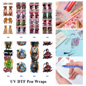 oly-fdf9589f7713cf3c8f72e3abe0023238 Wholesale 2/8/16pcs Cute Puppy Superhero Dolphin Tiger Wolf Rock Music Character Print Pen and Bookmark Stickers UV DTF Wraps OLY Exclusive