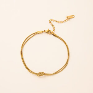 Gold bracelet (spot welded)