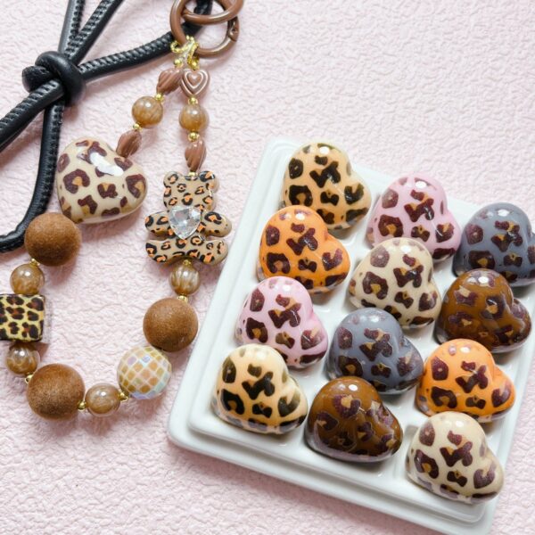 oly-fe49d99ae0ffcefd867990dcaf524991 Wholesale Trendy Leopard Print Heart Acrylic Loose Beads for DIY Phone Strap Bag Charm Jewelry Making