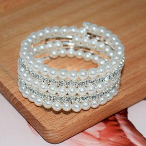 5 rows silver 6mm