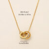 Wholesale Titanium Steel Opal Asymmetrical Choker Necklace Chic Jewelry Accessory For Boutique Resale