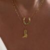 oly-fed7554cdccfa2f80060a1713390cb67 Wholesale Stainless Steel Rainbow Horseshoe U Shape Pendant Necklace With Zircon Women S Fashion Jewelry Gift