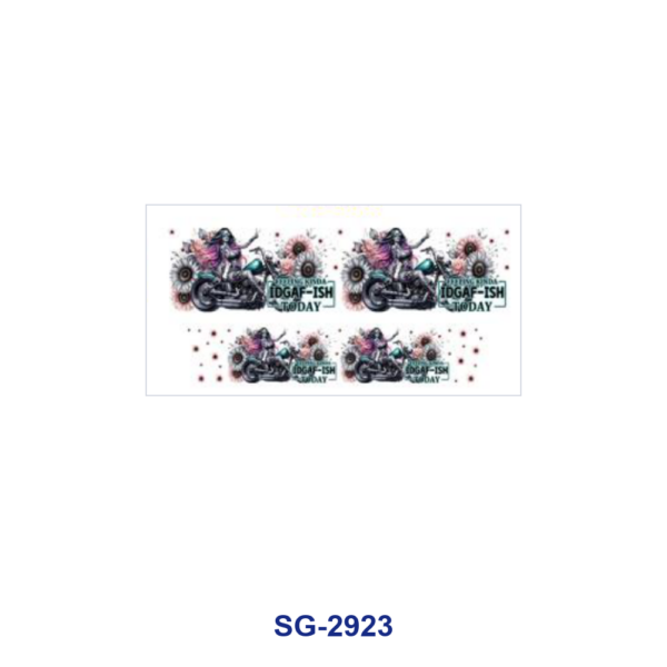 Wholesale 8pcs Multi style Figure Sunflower Text Pattern 3oz Cup Stickers Wrap OLY Exclusive