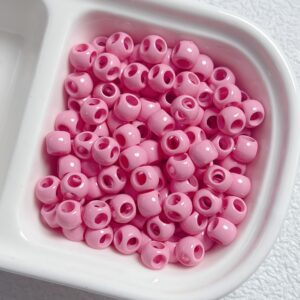 05-pink / The size is about 8mm, the aperture is about 2-3mm
