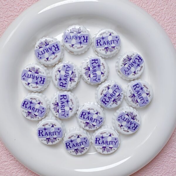 oly-ff6a67346ffbf3567b5a84437b8249e7 Wholesale Cute Cartoon Pony Acrylic Bottle Cap Beads DIY Phone Charm Bag Accessory Craft Supply Gift OLY Exclusive
