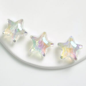 01-five-pointed star clear / See details for dimensions