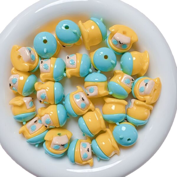 Wholesale Electroplated Resin Cartoon Beads for DIY Phone Charm Keychain Craft Supply OLY Exclusive