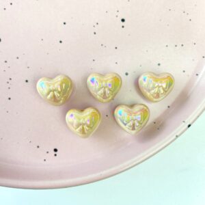 10-coffee color / Size is about 15*18mm, hole diameter is about 2mm